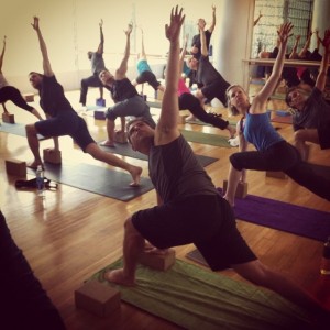 The next batch of Broga Instructors having their first class together at in at